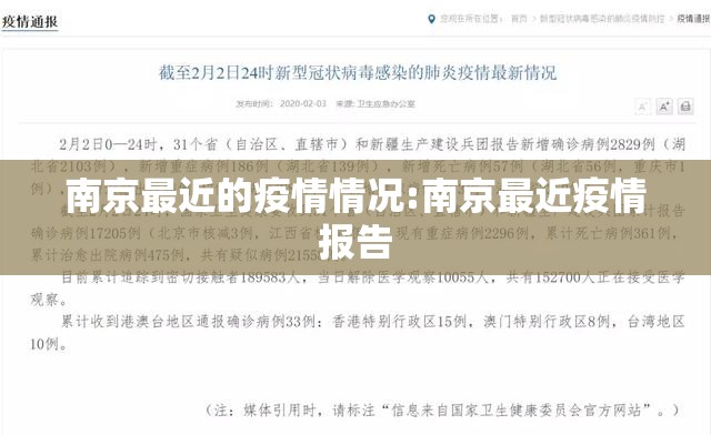 南京最近的疫情情况:南京最近疫情报告 南京最近的疫情情况:南京最近疫情报告