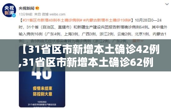 【31省区市新增本土确诊42例,31省区市新增本土确诊62例】 【31省区市新增本土确诊42例,31省区市新增本土确诊62例】