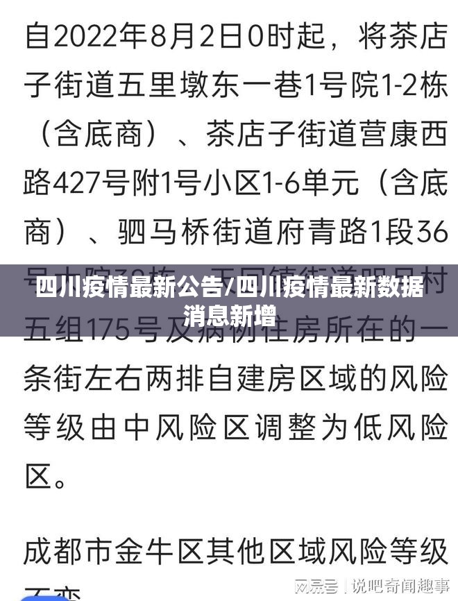 四川疫情最新公告/四川疫情最新数据消息新增 四川疫情最新公告/四川疫情最新数据消息新增