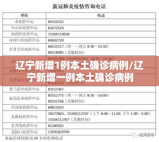 辽宁新增1例本土确诊病例/辽宁新增一例本土确诊病例 辽宁新增1例本土确诊病例/辽宁新增一例本土确诊病例