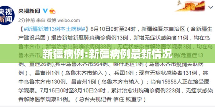 新疆病例:新疆病例最新情况 新疆病例:新疆病例最新情况