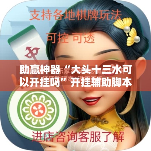 助赢神器“大头十三水可以开挂吗”开挂辅助脚本+详细开挂安装教程