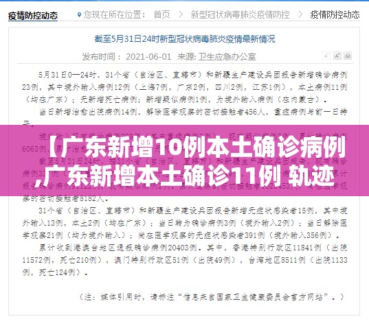 【广东新增10例本土确诊病例,广东新增本土确诊11例 轨迹】 【广东新增10例本土确诊病例,广东新增本土确诊11例 轨迹】