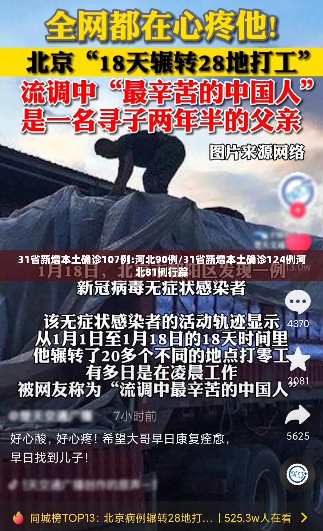 31省新增本土确诊107例:河北90例/31省新增本土确诊124例河北81例行踪 31省新增本土确诊107例:河北90例/31省新增本土确诊124例河北81例行踪