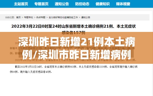 深圳昨日新增21例本土病例/深圳市昨日新增病例 深圳昨日新增21例本土病例/深圳市昨日新增病例