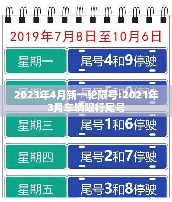 2023年4月新一轮限号:2021年3月车辆限行尾号 2023年4月新一轮限号:2021年3月车辆限行尾号