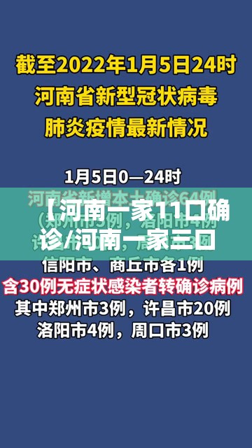 【河南一家11口确诊/河南一家三口感染新型冠状病毒】 【河南一家11口确诊/河南一家三口感染新型冠状病毒】