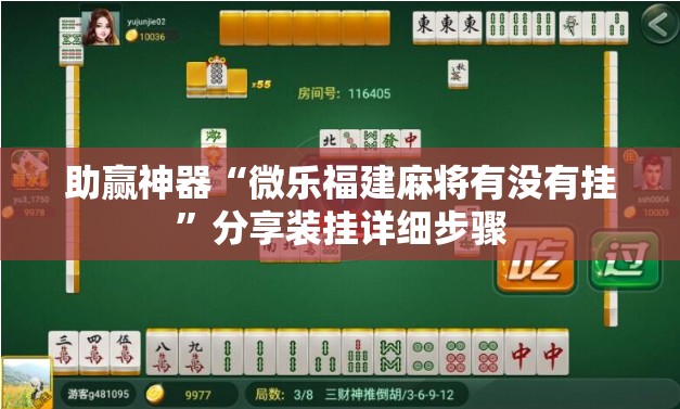 助赢神器“微乐福建麻将有没有挂”分享装挂详细步骤