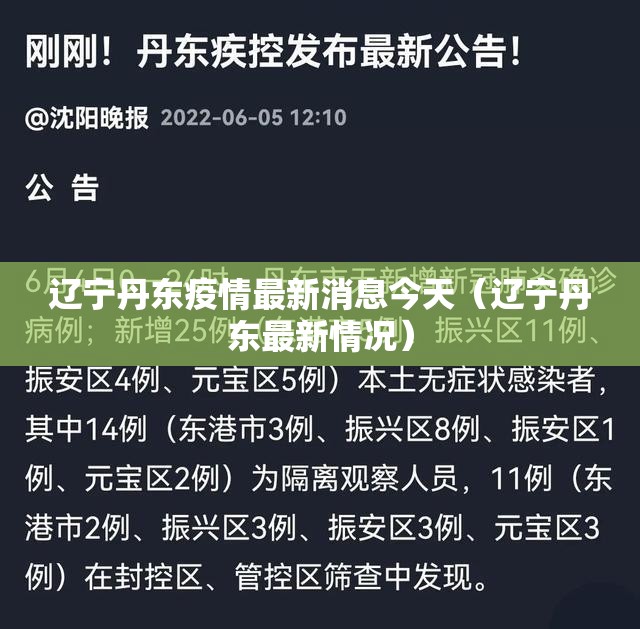 辽宁丹东疫情最新消息今天(辽宁丹东最新情况) 辽宁丹东疫情最新消息今天(辽宁丹东最新情况)