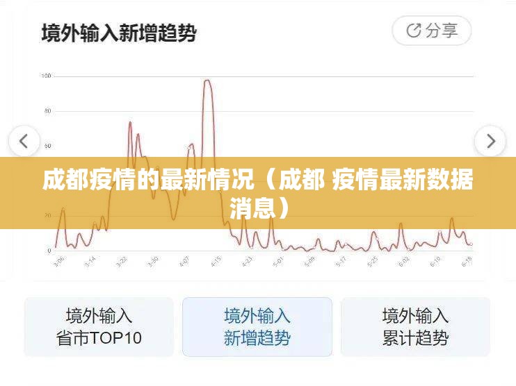 成都疫情的最新情况(成都 疫情最新数据消息) 成都疫情的最新情况(成都 疫情最新数据消息)