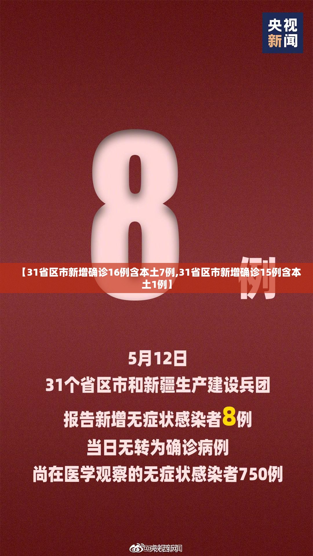 【31省区市新增确诊16例含本土7例,31省区市新增确诊15例含本土1例】 【31省区市新增确诊16例含本土7例,31省区市新增确诊15例含本土1例】