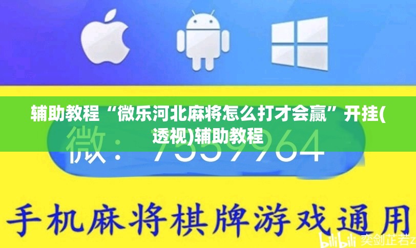 辅助教程“微乐河北麻将怎么打才会赢”开挂(透视)辅助教程