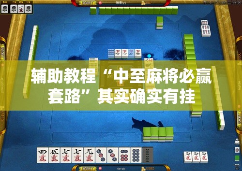 辅助教程“中至麻将必赢套路”其实确实有挂