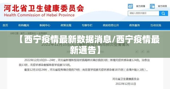 【西宁疫情最新数据消息/西宁疫情最新通告】