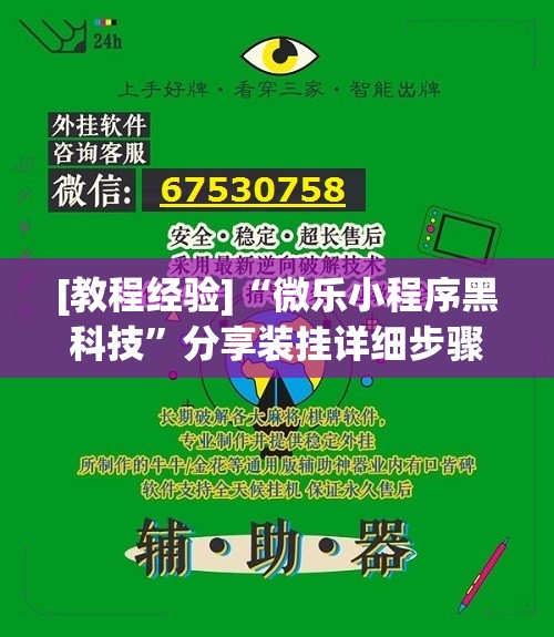 [教程经验]“微乐小程序黑科技”分享装挂详细步骤
