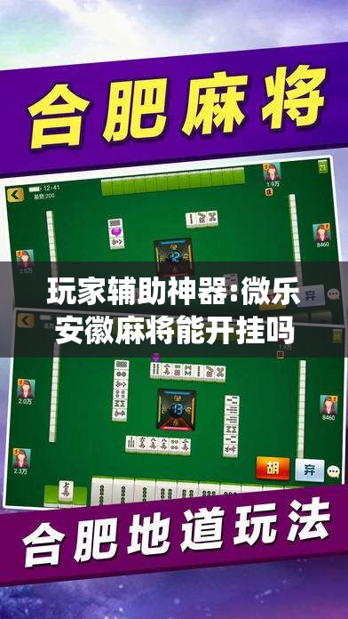 玩家辅助神器:微乐安徽麻将能开挂吗”(透视挂)辅助透视教程