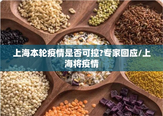 上海本轮疫情是否可控?专家回应/上海将疫情