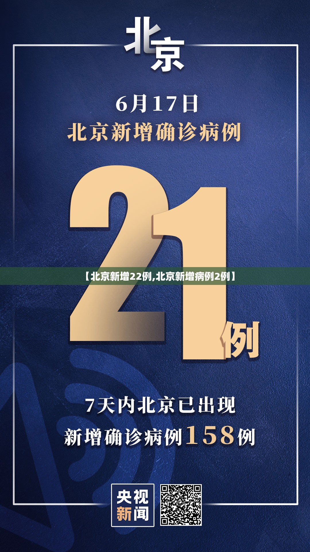 【北京新增22例,北京新增病例2例】 【北京新增22例,北京新增病例2例】