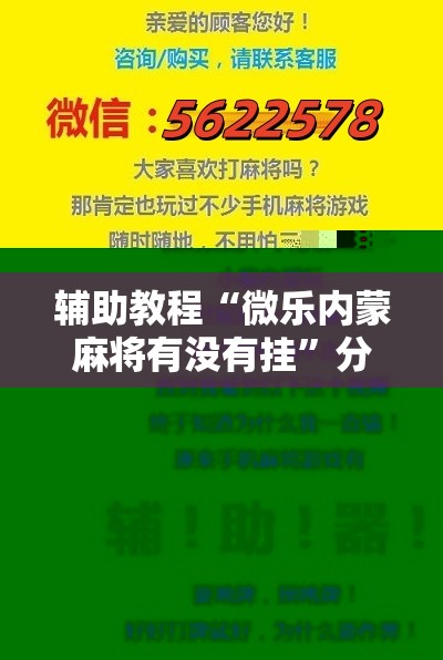 辅助教程“微乐内蒙麻将有没有挂”分享装挂详细步骤