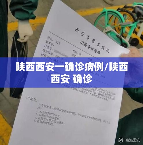 陕西西安一确诊病例/陕西西安 确诊 陕西西安一确诊病例/陕西西安 确诊