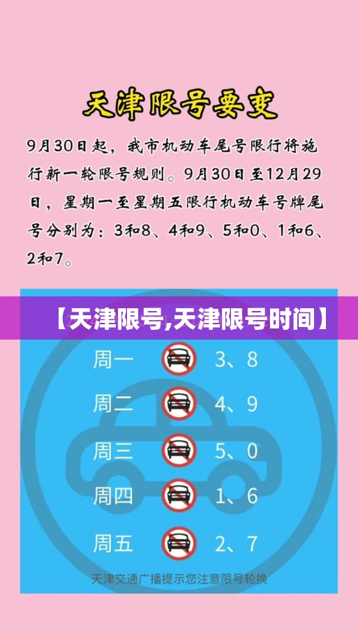 【天津限号,天津限号时间】