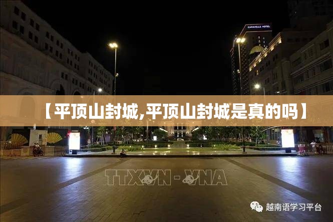 【平顶山封城,平顶山封城是真的吗】