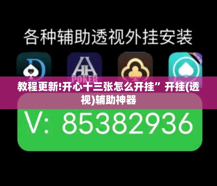 教程更新!开心十三张怎么开挂”开挂(透视)辅助神器
