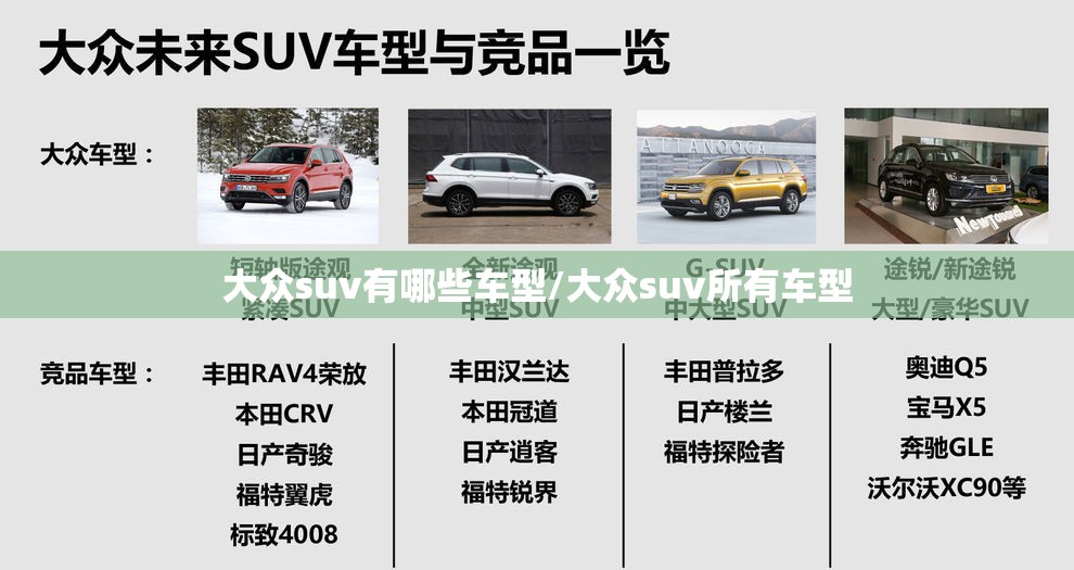 大众suv有哪些车型/大众suv所有车型 大众suv有哪些车型/大众suv所有车型