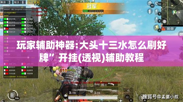 玩家辅助神器:大头十三水怎么刷好牌	”开挂(透视)辅助教程