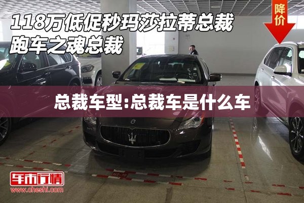 总裁车型:总裁车是什么车