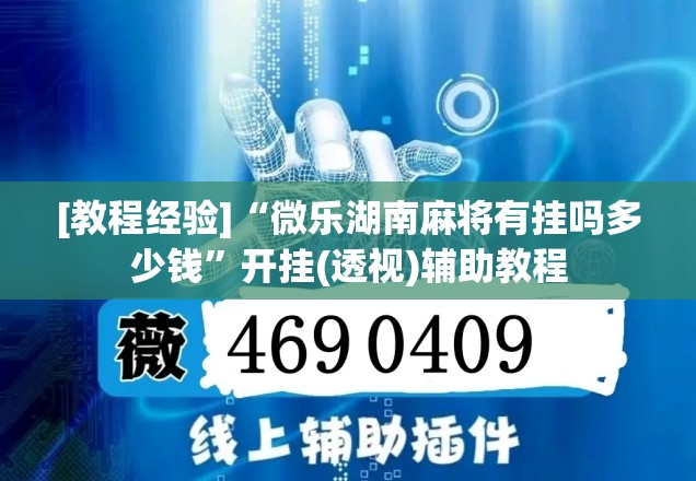 [教程经验]“微乐湖南麻将有挂吗多少钱”开挂(透视)辅助教程