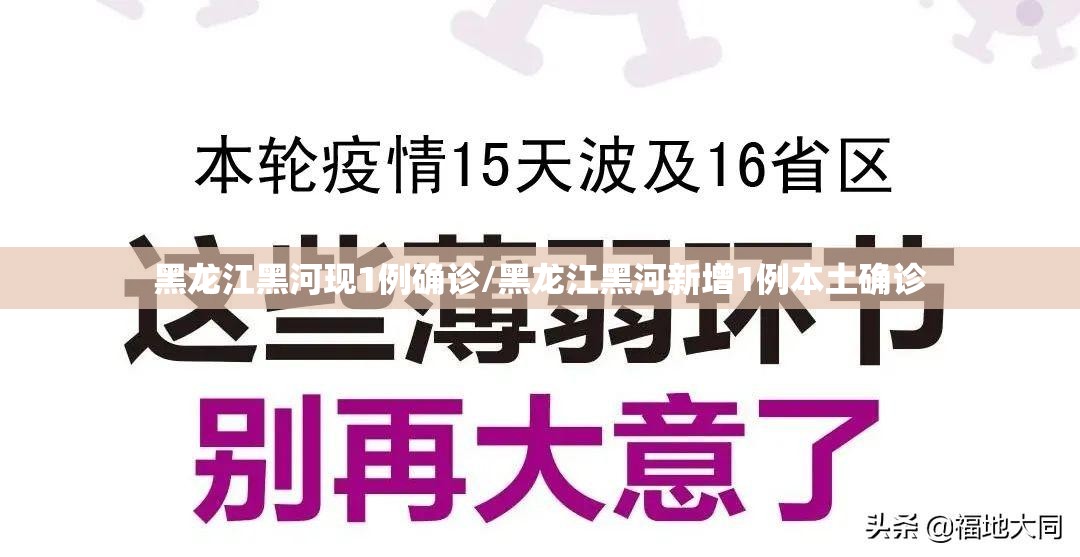 黑龙江黑河现1例确诊/黑龙江黑河新增1例本土确诊 黑龙江黑河现1例确诊/黑龙江黑河新增1例本土确诊