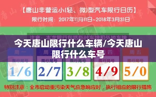 今天唐山限行什么车辆/今天唐山限行什么车号 今天唐山限行什么车辆/今天唐山限行什么车号