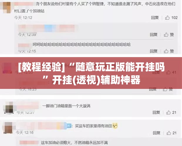 [教程经验]“随意玩正版能开挂吗”开挂(透视)辅助神器
