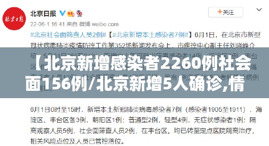 【北京新增感染者2260例社会面156例/北京新增5人确诊,情况】 【北京新增感染者2260例社会面156例/北京新增5人确诊,情况】