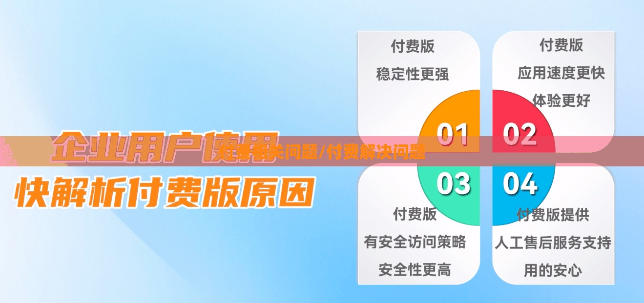 付费相关问题/付费解决问题 付费相关问题/付费解决问题