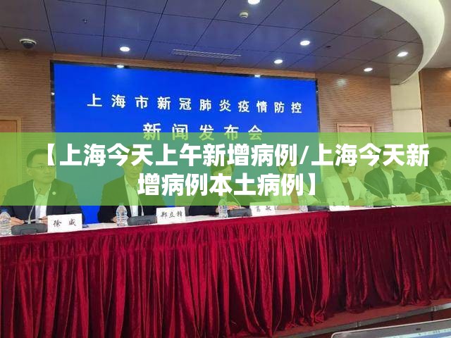 【上海今天上午新增病例/上海今天新增病例本土病例】