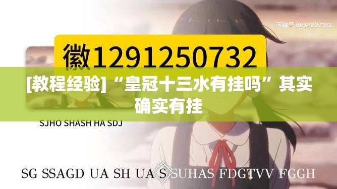 [教程经验]“皇冠十三水有挂吗”其实确实有挂