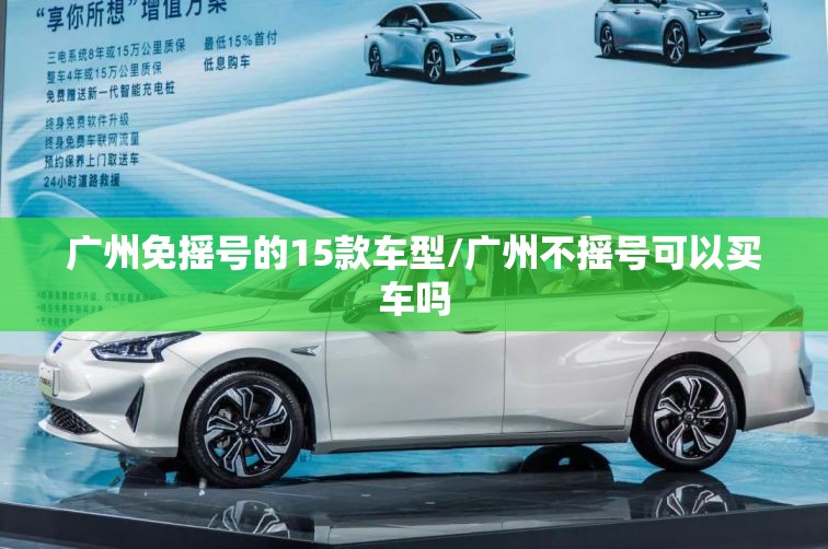 广州免摇号的15款车型/广州不摇号可以买车吗