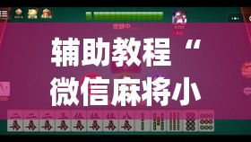 辅助教程“微信麻将小程序万能开挂器”开挂(透视)辅助教程