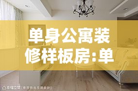 单身公寓装修样板房:单身公寓装修设计方案 单身公寓装修样板房:单身公寓装修设计方案