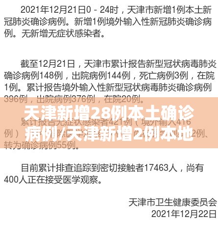 天津新增28例本土确诊病例/天津新增2例本地确诊病例 天津新增28例本土确诊病例/天津新增2例本地确诊病例