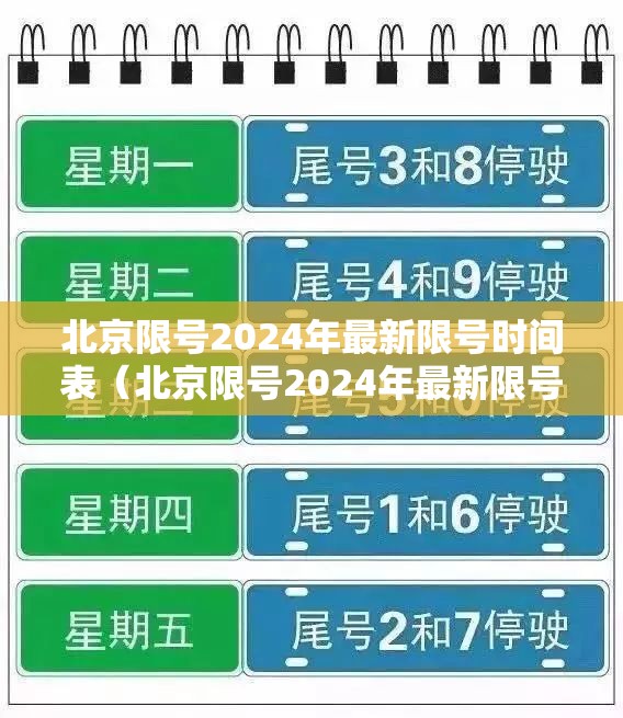 北京限号2024年最新限号时间表(北京限号2024年最新限号时间表查询电话) 北京限号2024年最新限号时间表(北京限号2024年最新限号时间表查询电话)