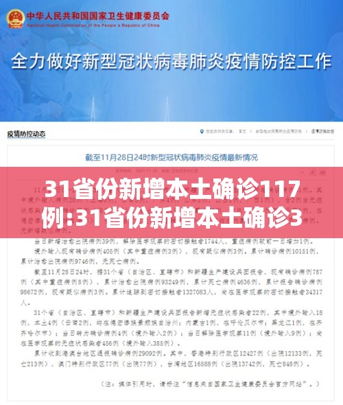 31省份新增本土确诊117例:31省份新增本土确诊30例?