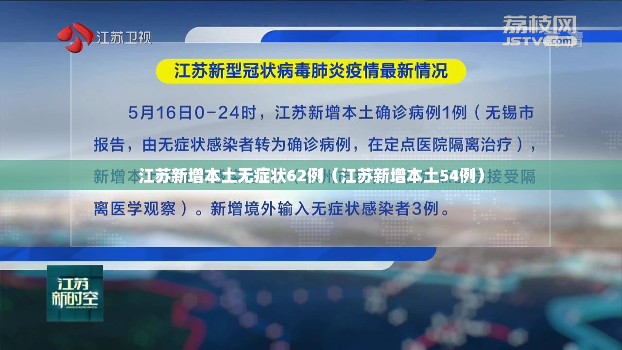江苏新增本土无症状62例(江苏新增本土54例) 江苏新增本土无症状62例(江苏新增本土54例)
