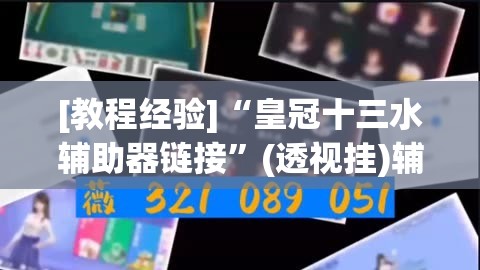 [教程经验]“皇冠十三水辅助器链接”(透视挂)辅助透视教程