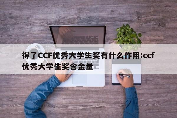 得了CCF优秀大学生奖有什么作用:ccf优秀大学生奖含金量